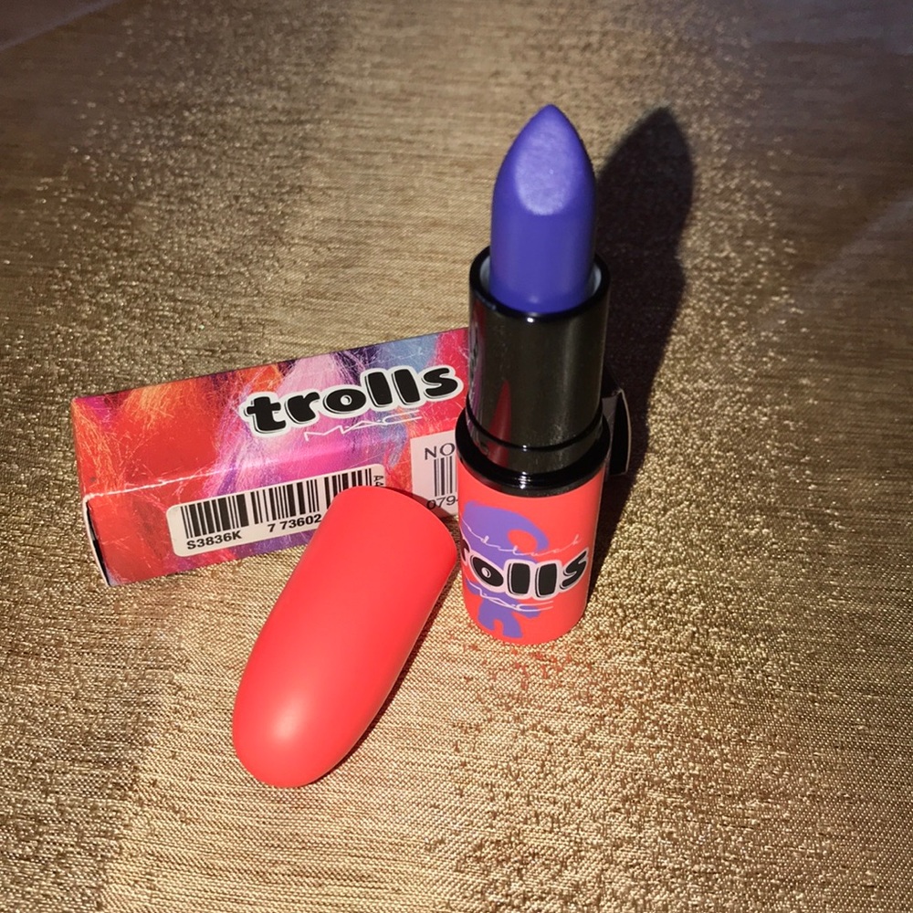 MAC Trolls Lipstick in “Midnight Troll”